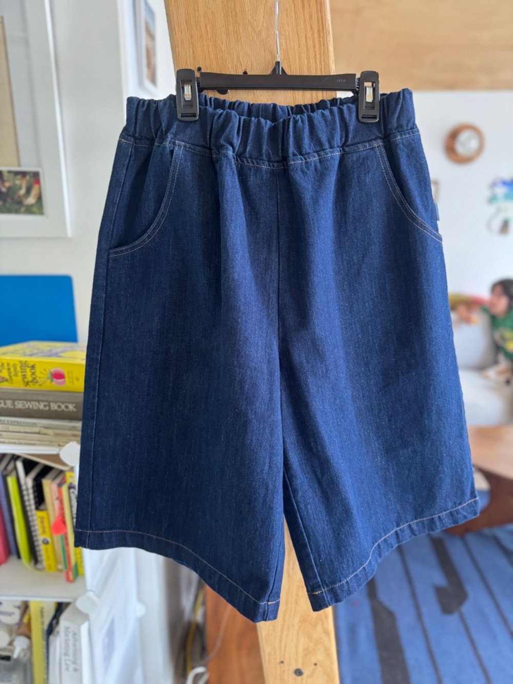 Le Bon Shoppe Liam Bermuda Shorts - Raw Denim (L)